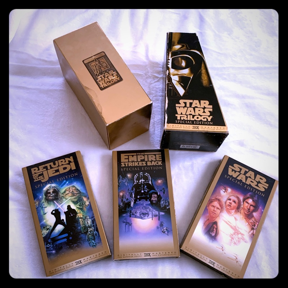 Vintage Star Wars Trilogy Special Ed Box Set VHS